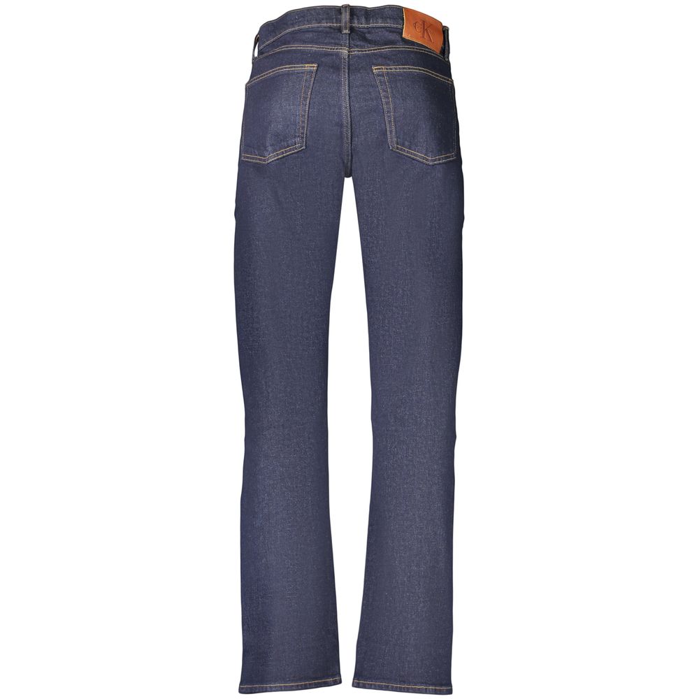 Jean Calvin Klein en coton bleu pour homme : élégance et confort.