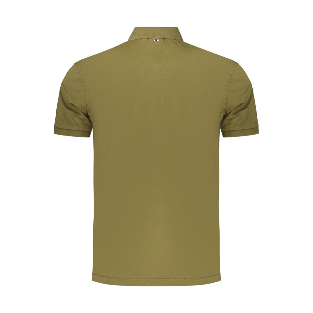 Polo Napapijri vert en coton pour homme