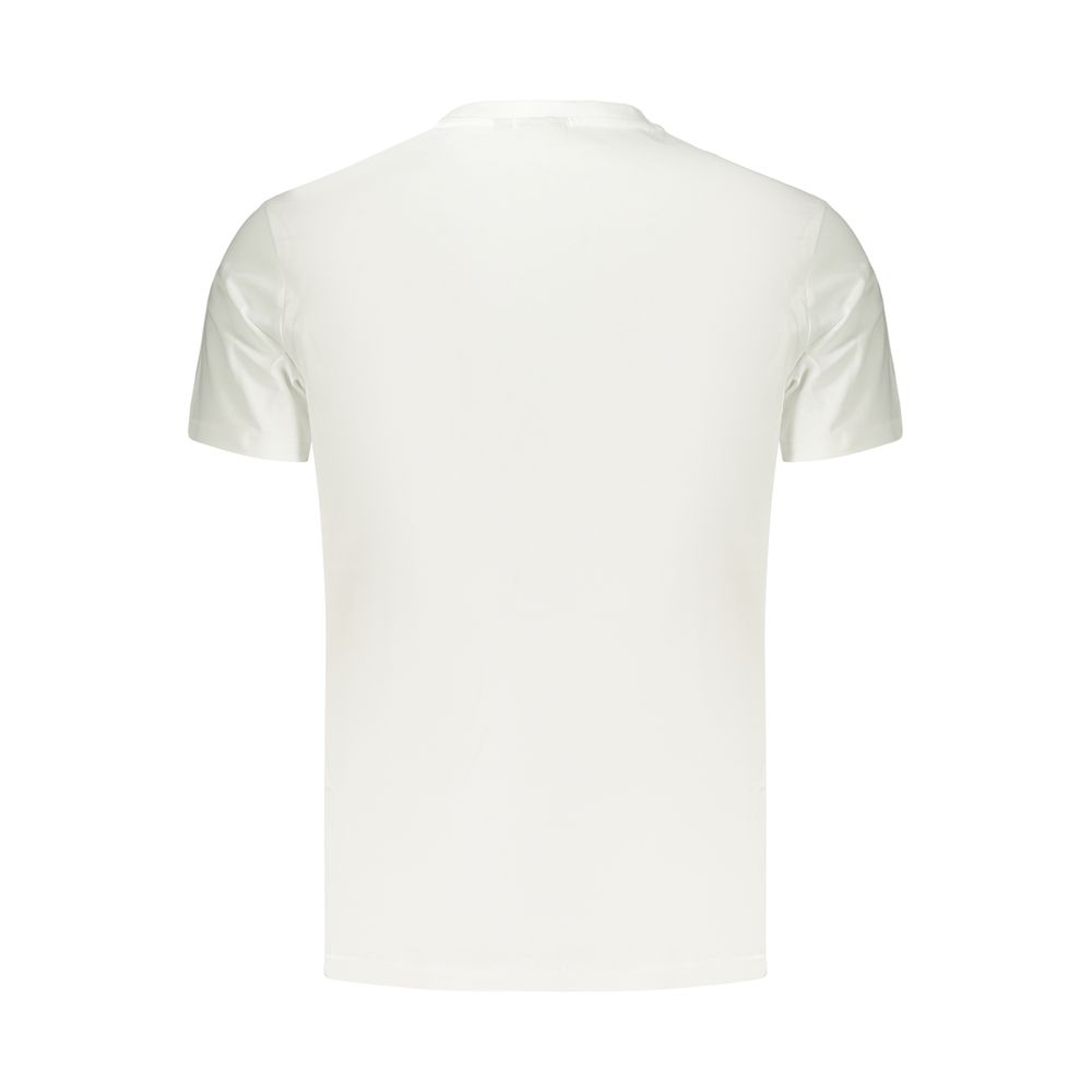 Napapijri Weißes Baumwoll-Herren-T-Shirt