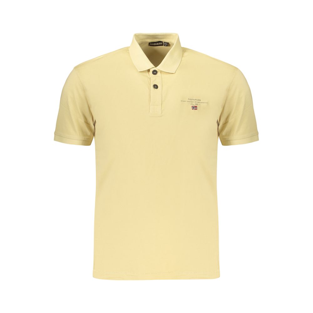 Napapijri Beige Baumwoll-Herrenpolo