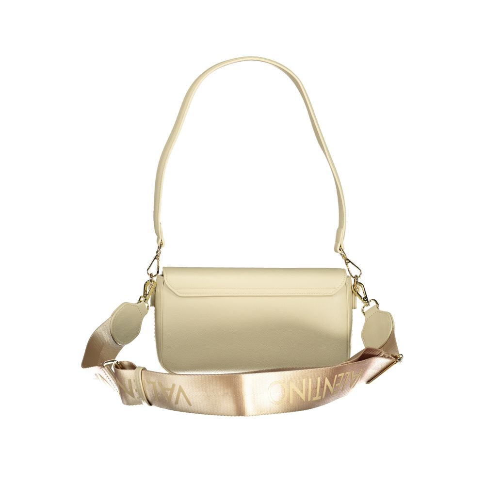 Valentino Beige Damen-Umhängetasche aus Polyurethan