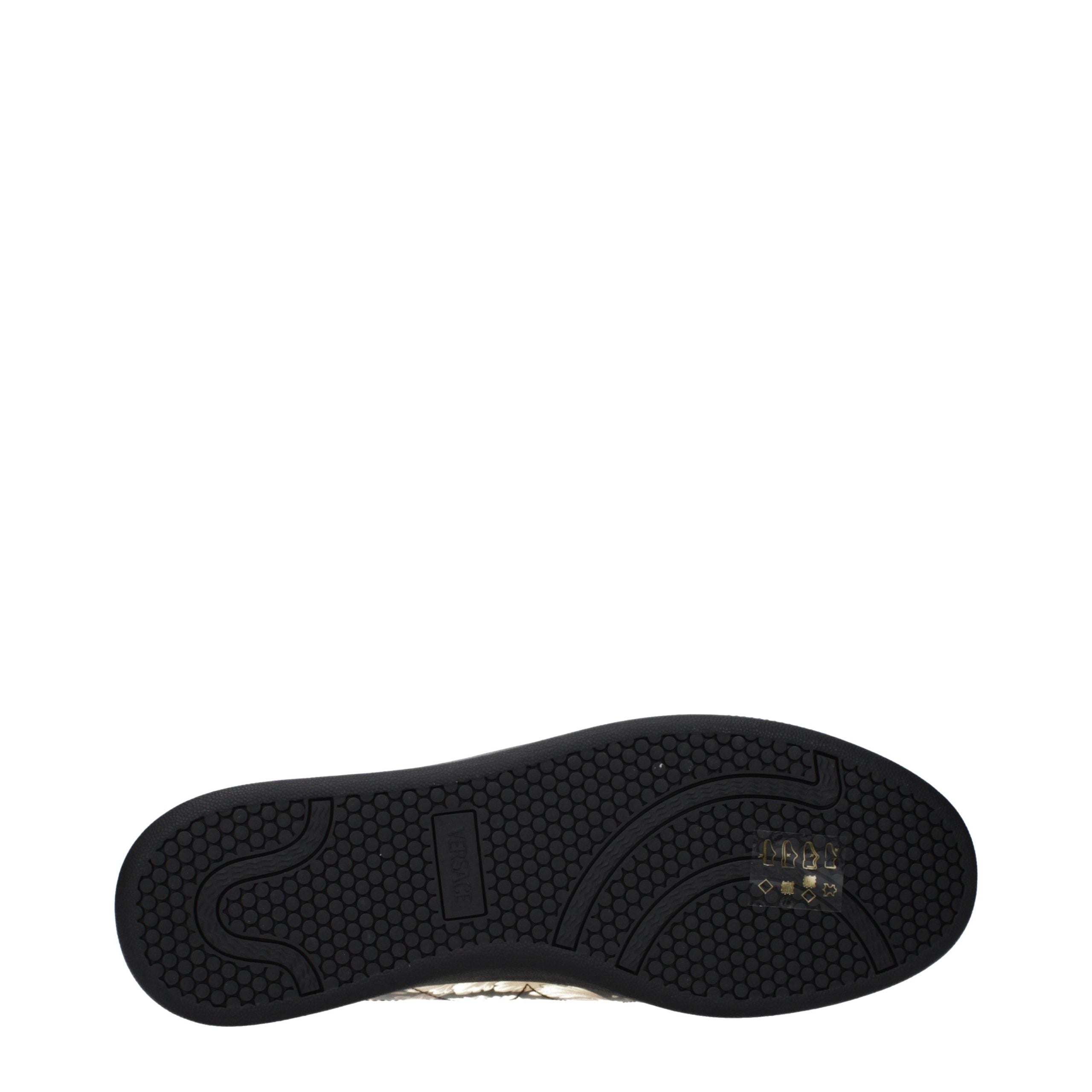 Versace Schwarze Chunky-Sneaker aus Leder