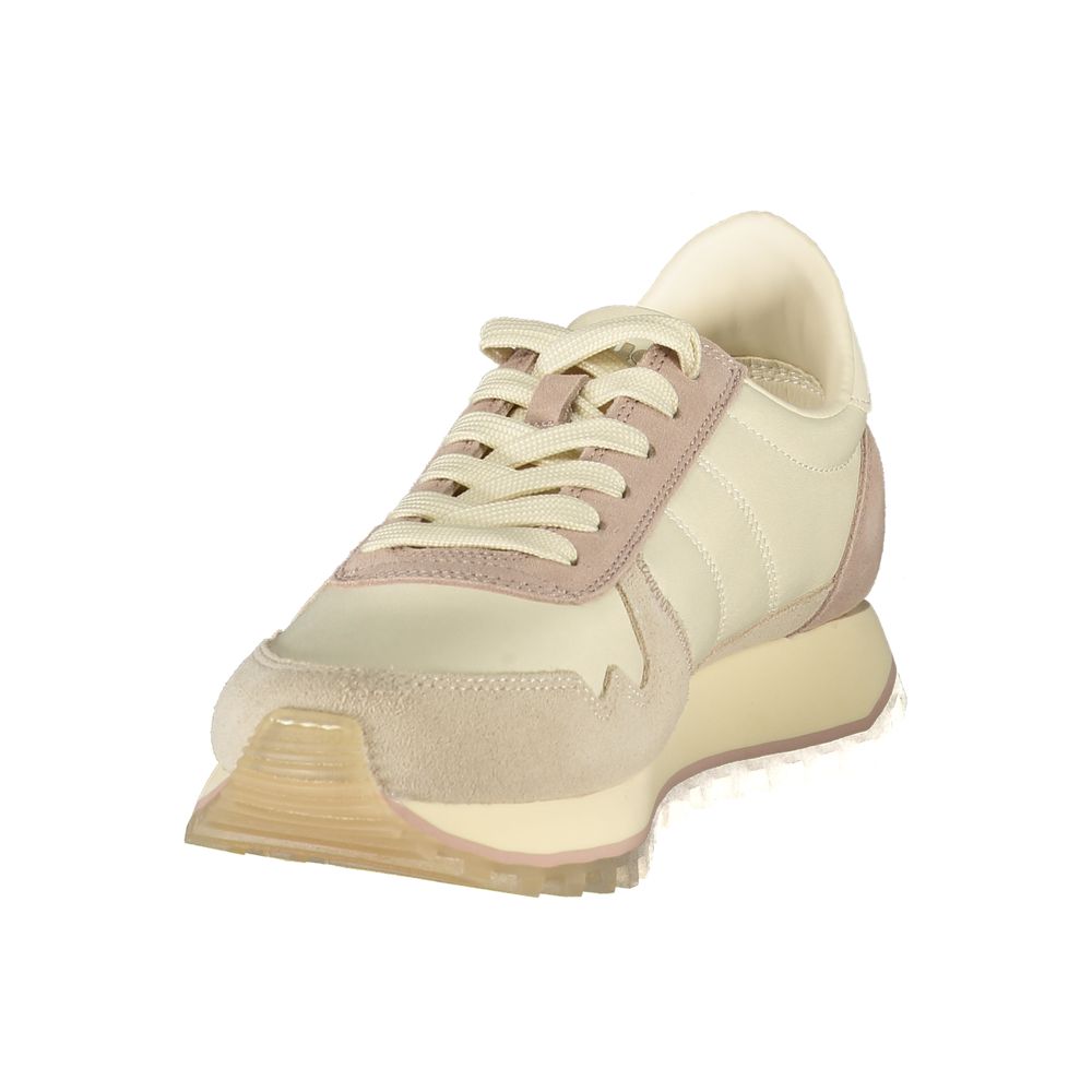 Baskets Blauer en cuir beige pour femme