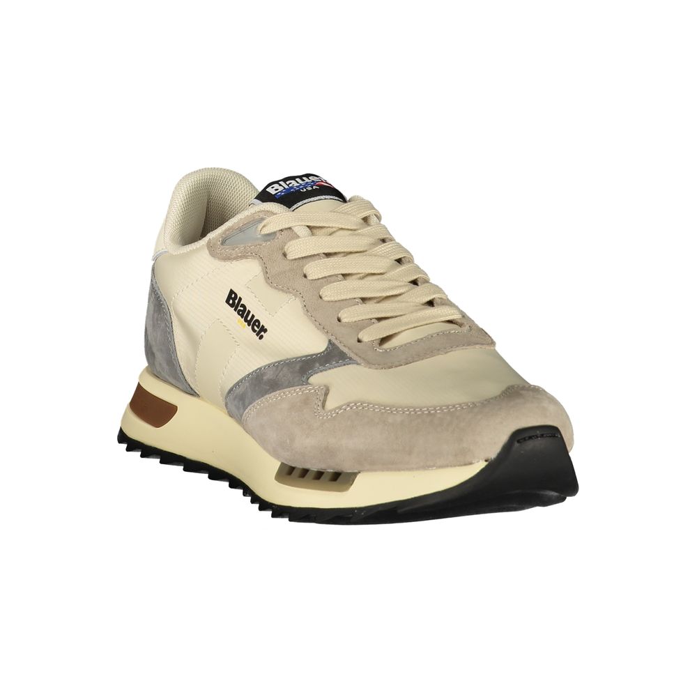 Blauer Beige Mens Sneaker
