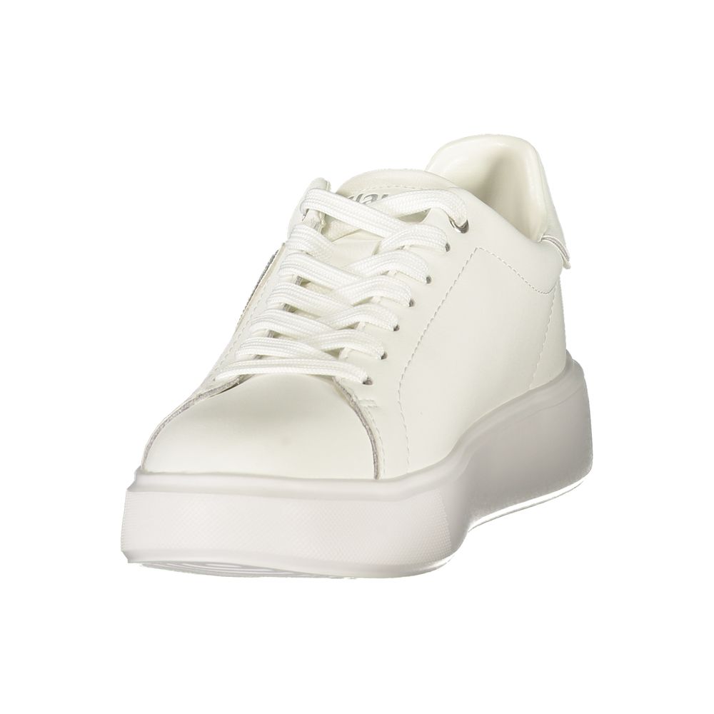 Blauer Bianco Damen-Sneaker aus Leder