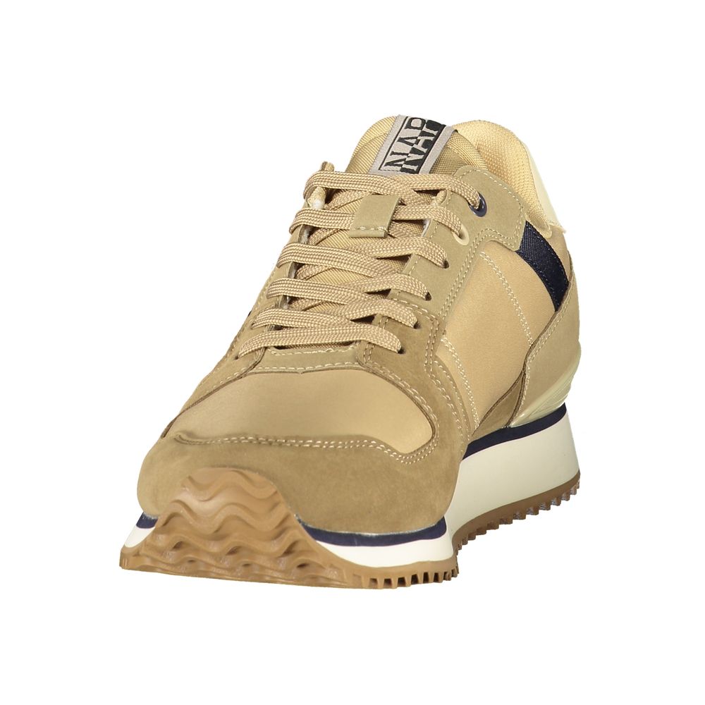 Napapijri Braune Polyurethan Herren-Sneaker