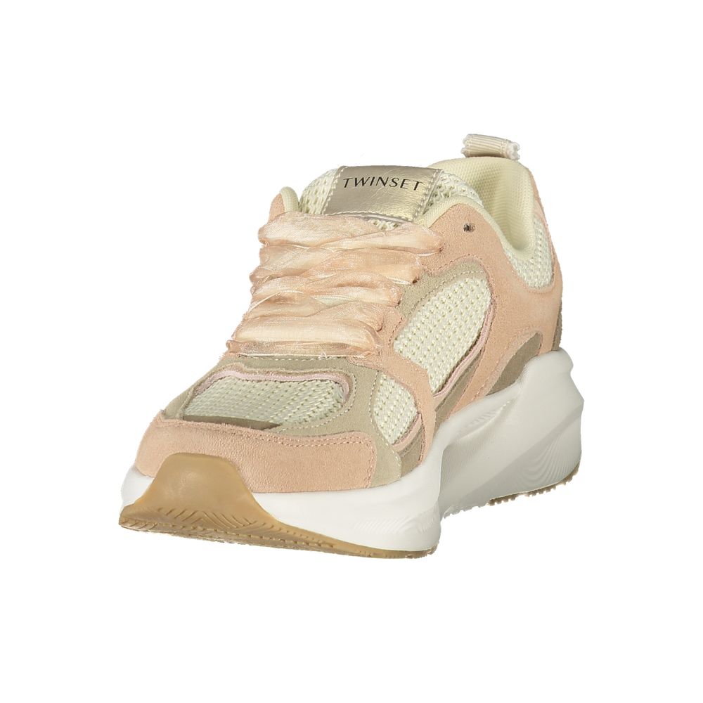 Twinset Pink Stoff Damen-Sneaker