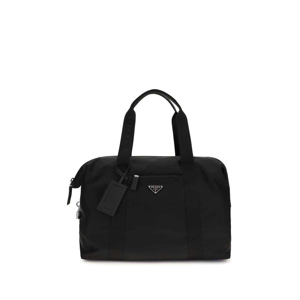 Prada Black Recycled Polyamide Luggage And Travel