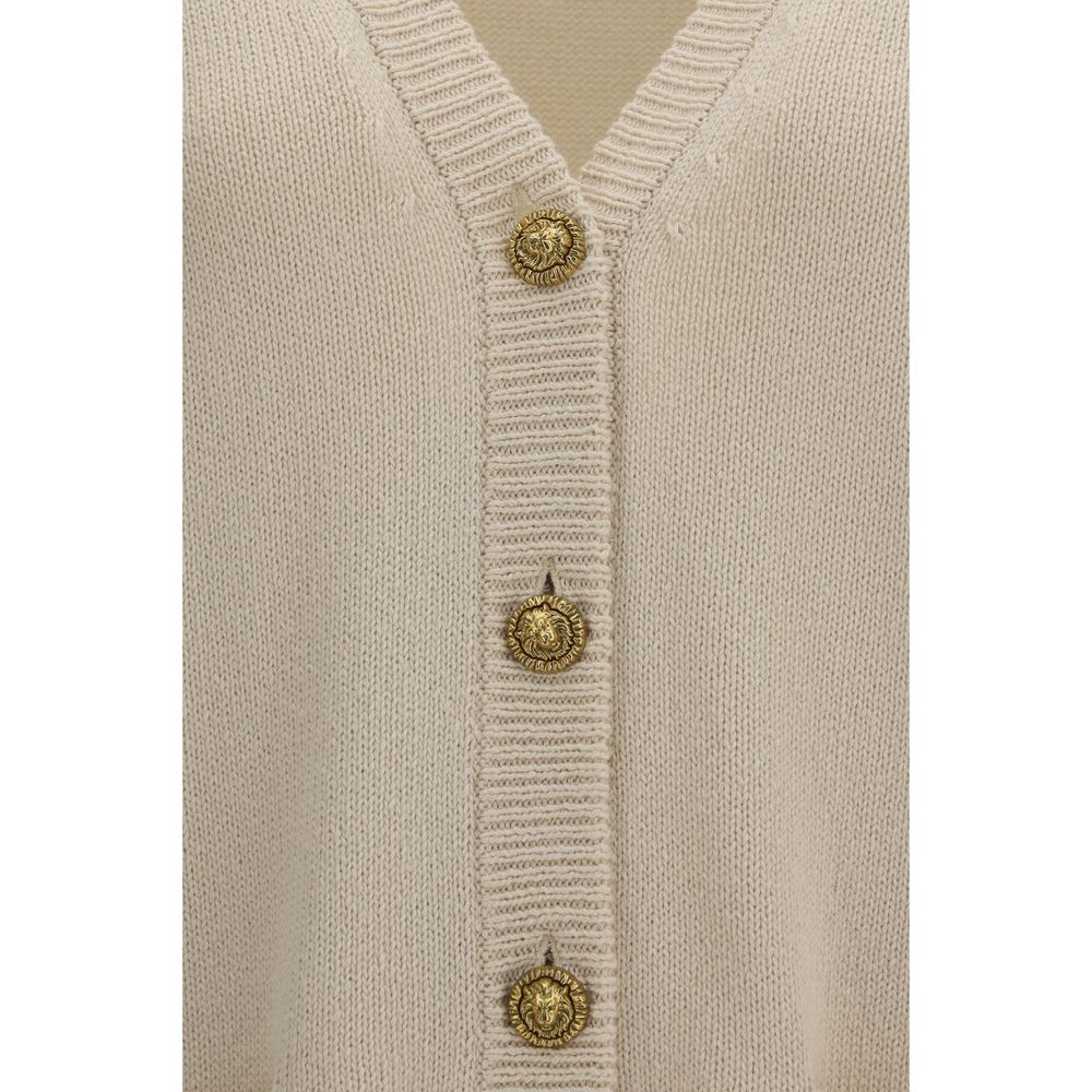 Balmain Beige Baumwoll-Cardigan
