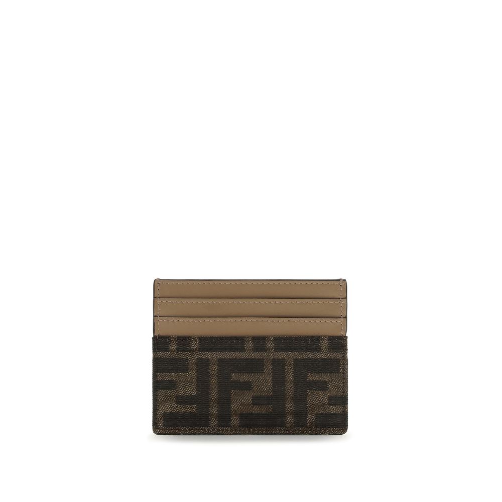 Fendi Geldbörse aus braunem Polyester