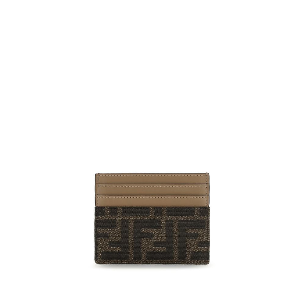 Fendi Geldbörse aus braunem Polyester