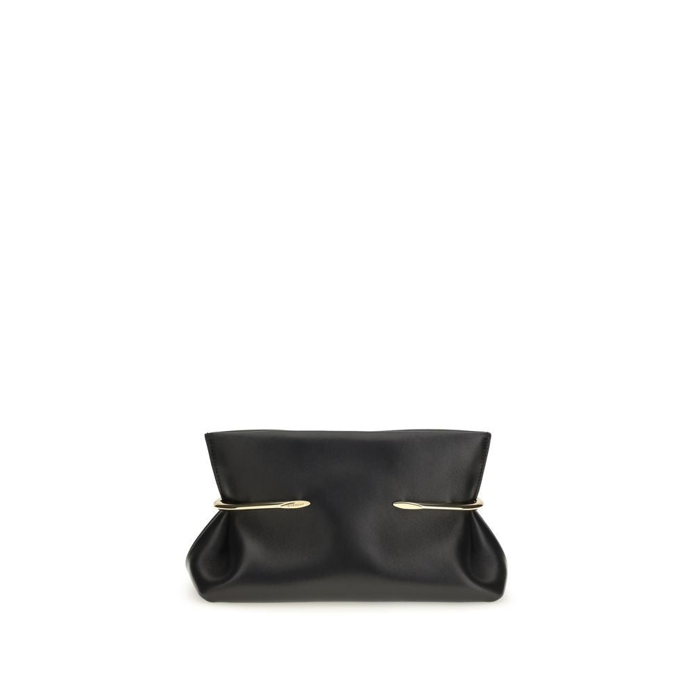 Givenchy Black Napa Leather / Calf Bos Taurus Clutch Bag