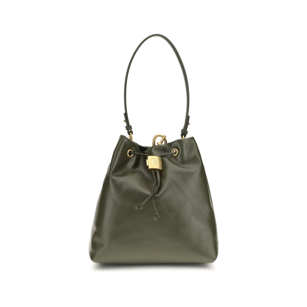 Balmain Bicolor Calf Leather Bos Taurus Backpack