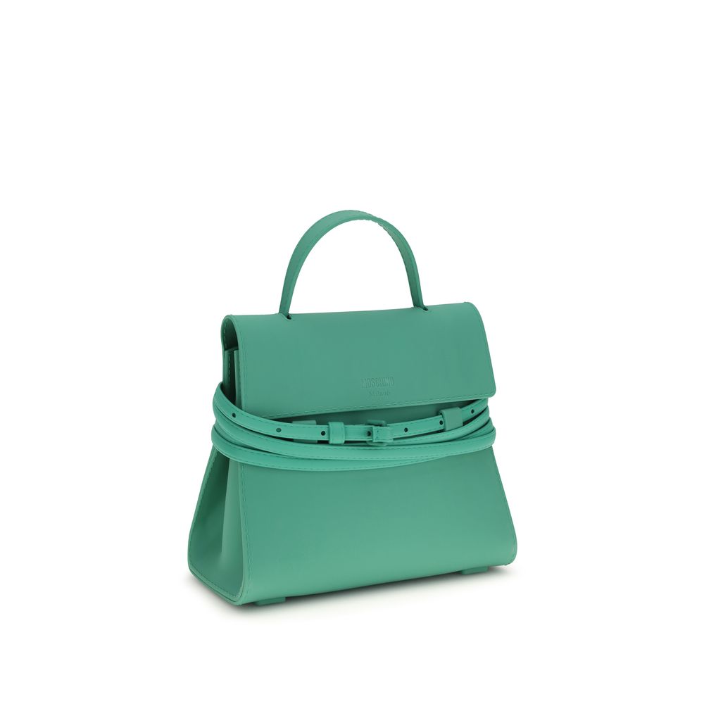 Sac à main Moschino bicolore en matière synthétique