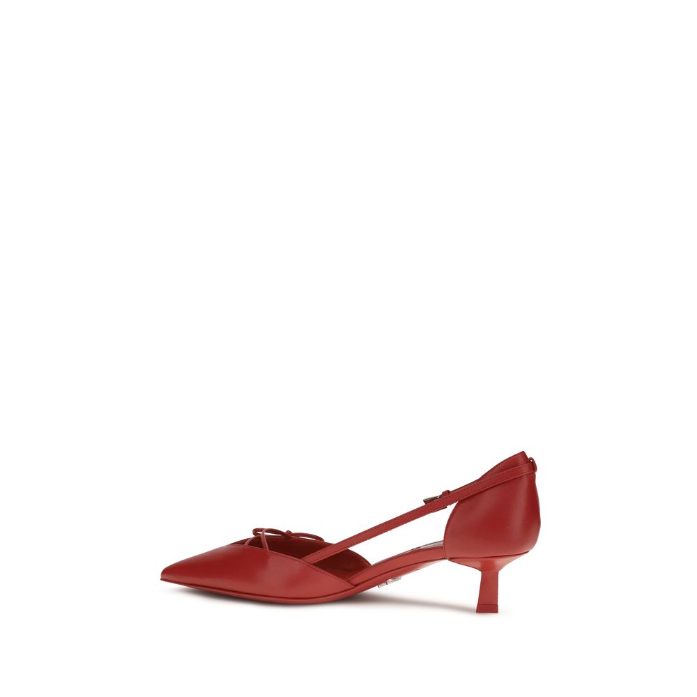 Prada Multicolor Ziegenleder High Heel Pumps