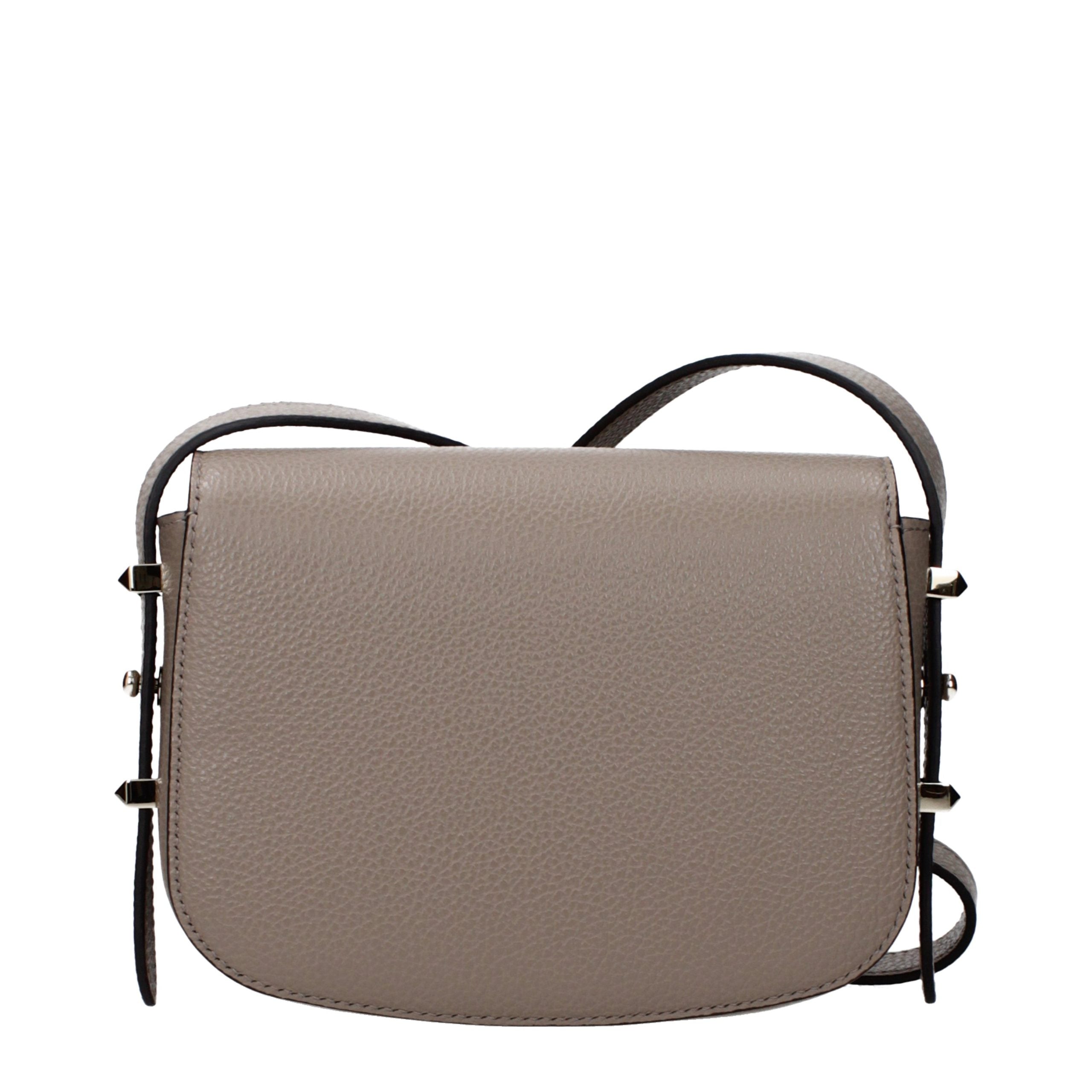 Sac bandoulière Jimmy Choo en cuir gris