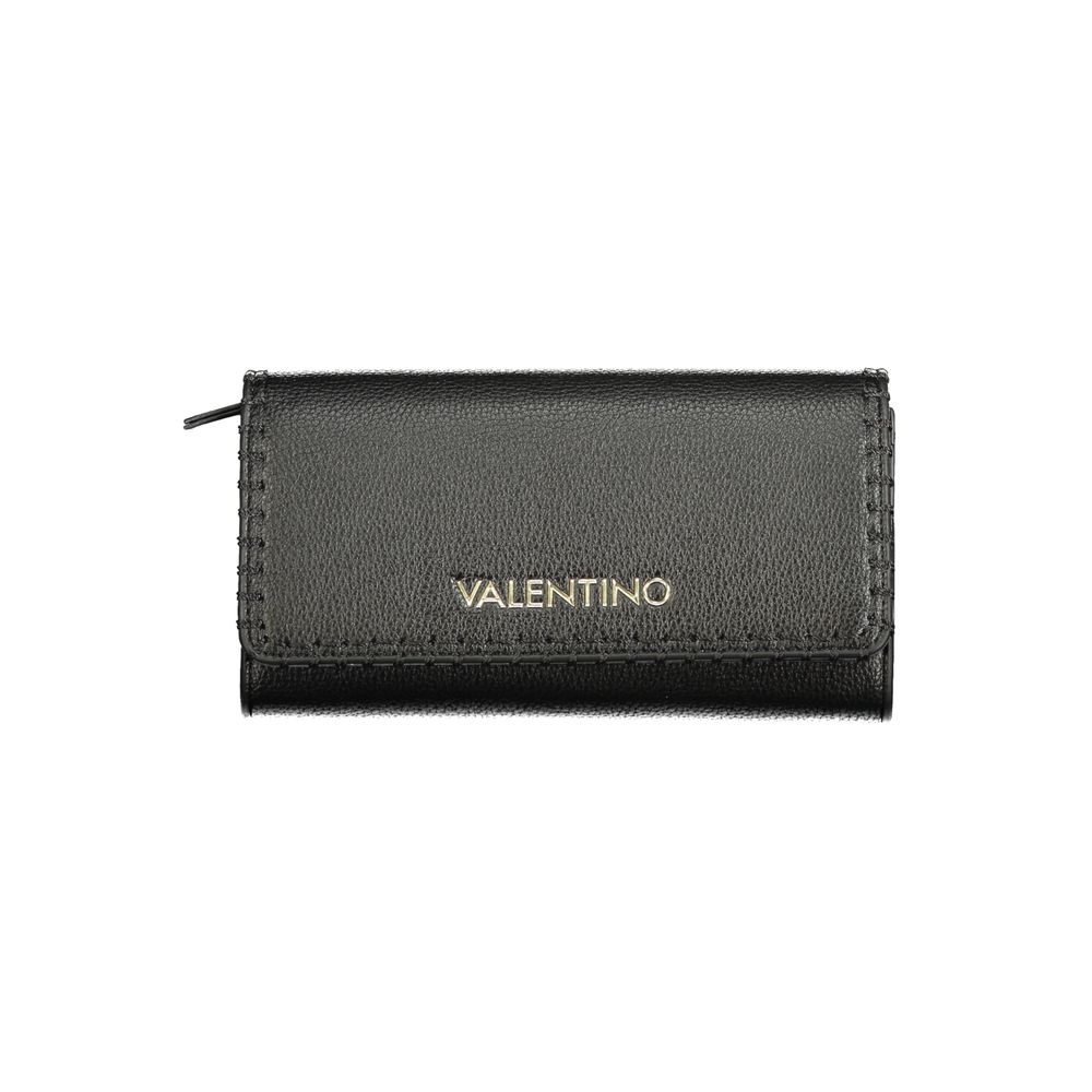 Portefeuille Valentino noir en polyuréthane pour femme