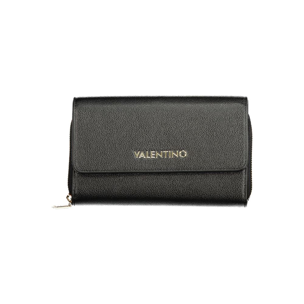 Valentino Damen-Geldbörse aus schwarzem Polyurethan
