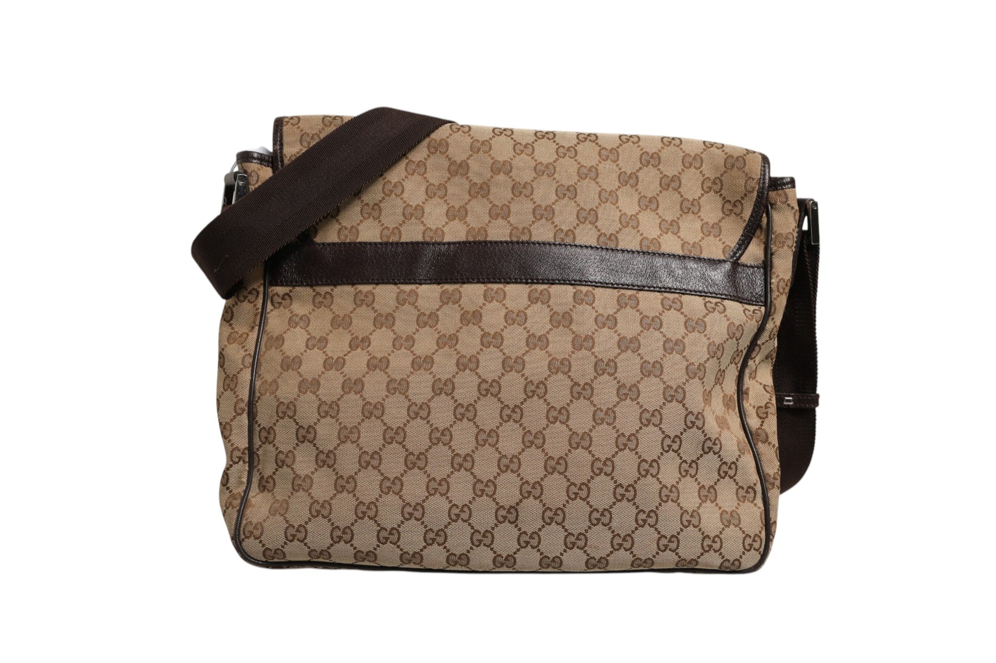 Gucci GG Canvas Überschlag-Umhängetasche