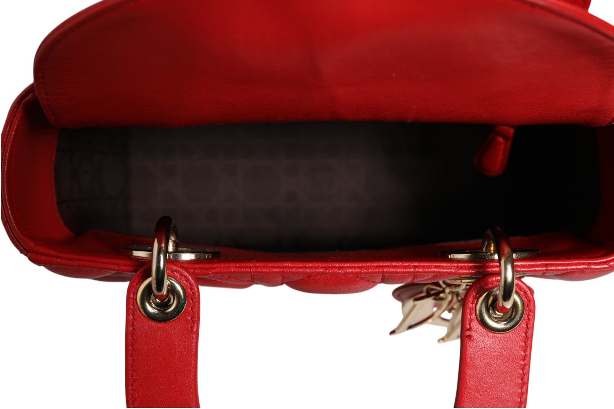 Sac à main Christian Dior Lady Dior en cuir Cannage