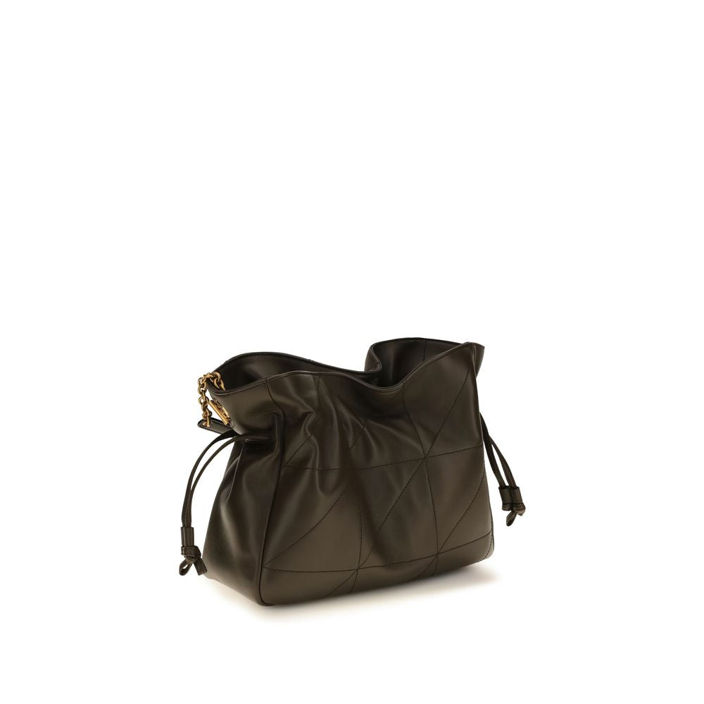 Pochette Saint Laurent bicolore en agneau Ovis Aries Aries