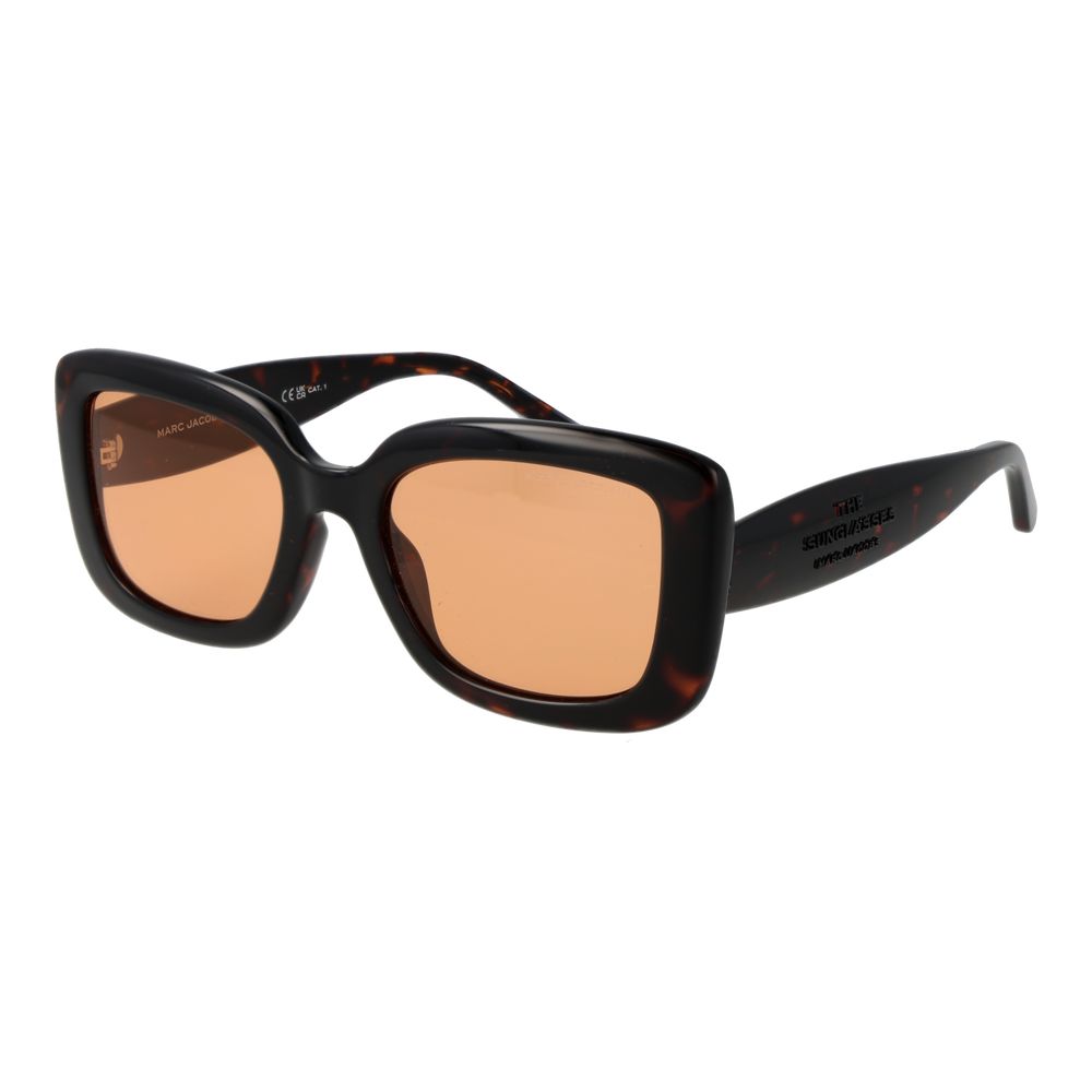 Marc Jacobs Braune Kunststoff-Sonnenbrille