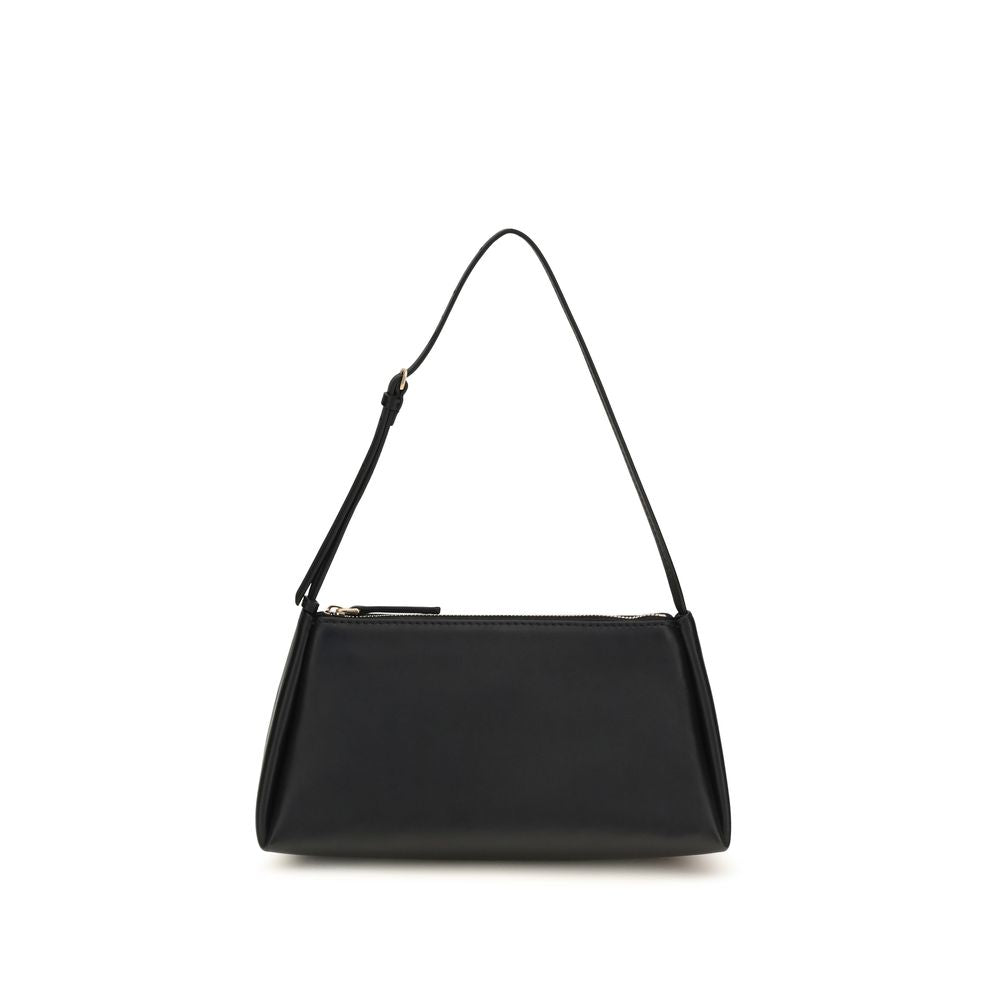 Calvin Klein Schwarze Handtasche aus Kalbsleder Bos Taurus