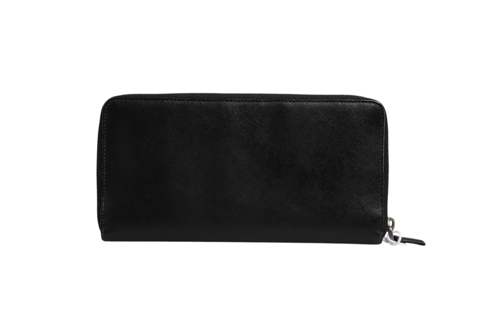 Prada Baltico Saffiano Leder Reißverschluss-Reisebrieftasche