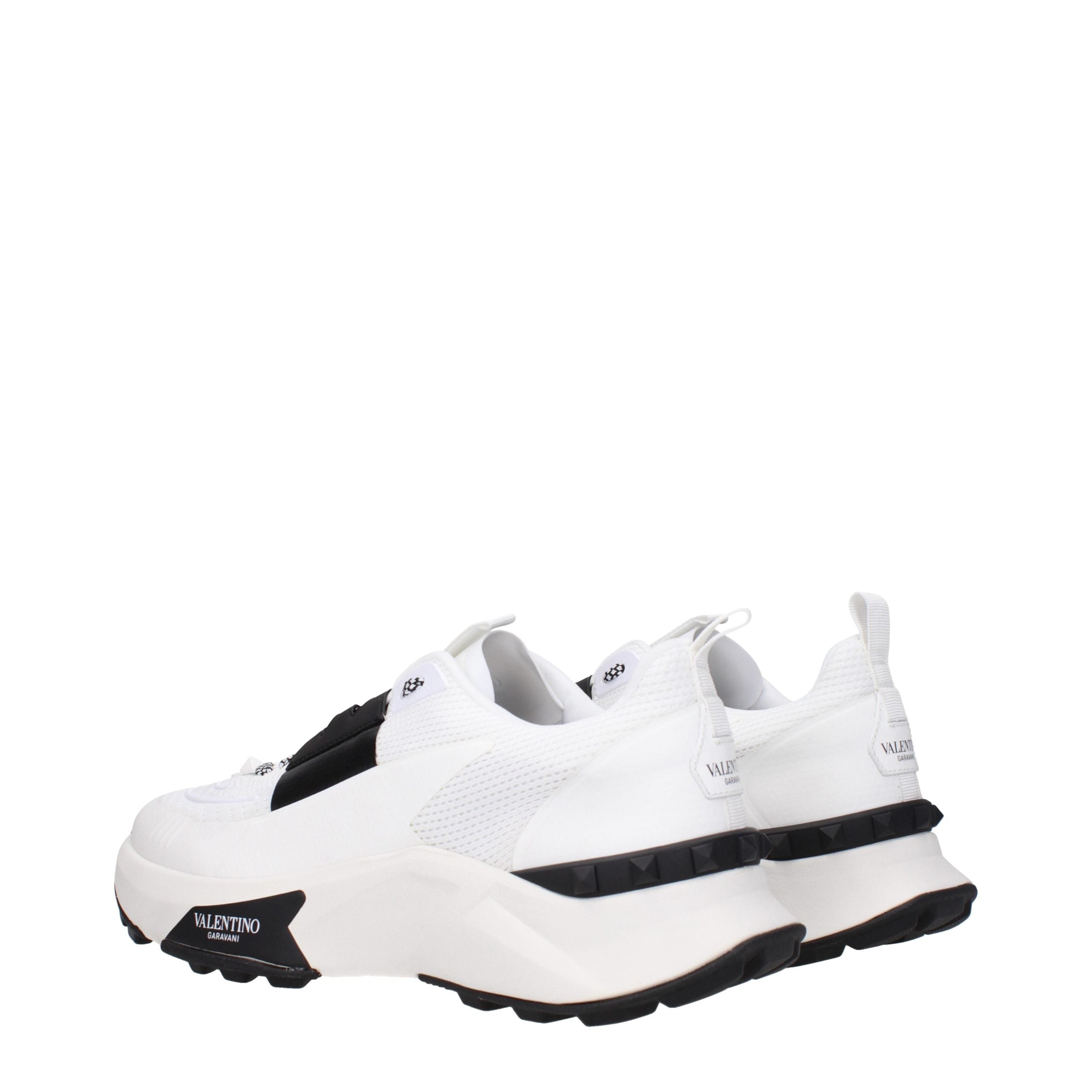 Baskets Athlétiques Valentino Garavani en Tissu Blanc