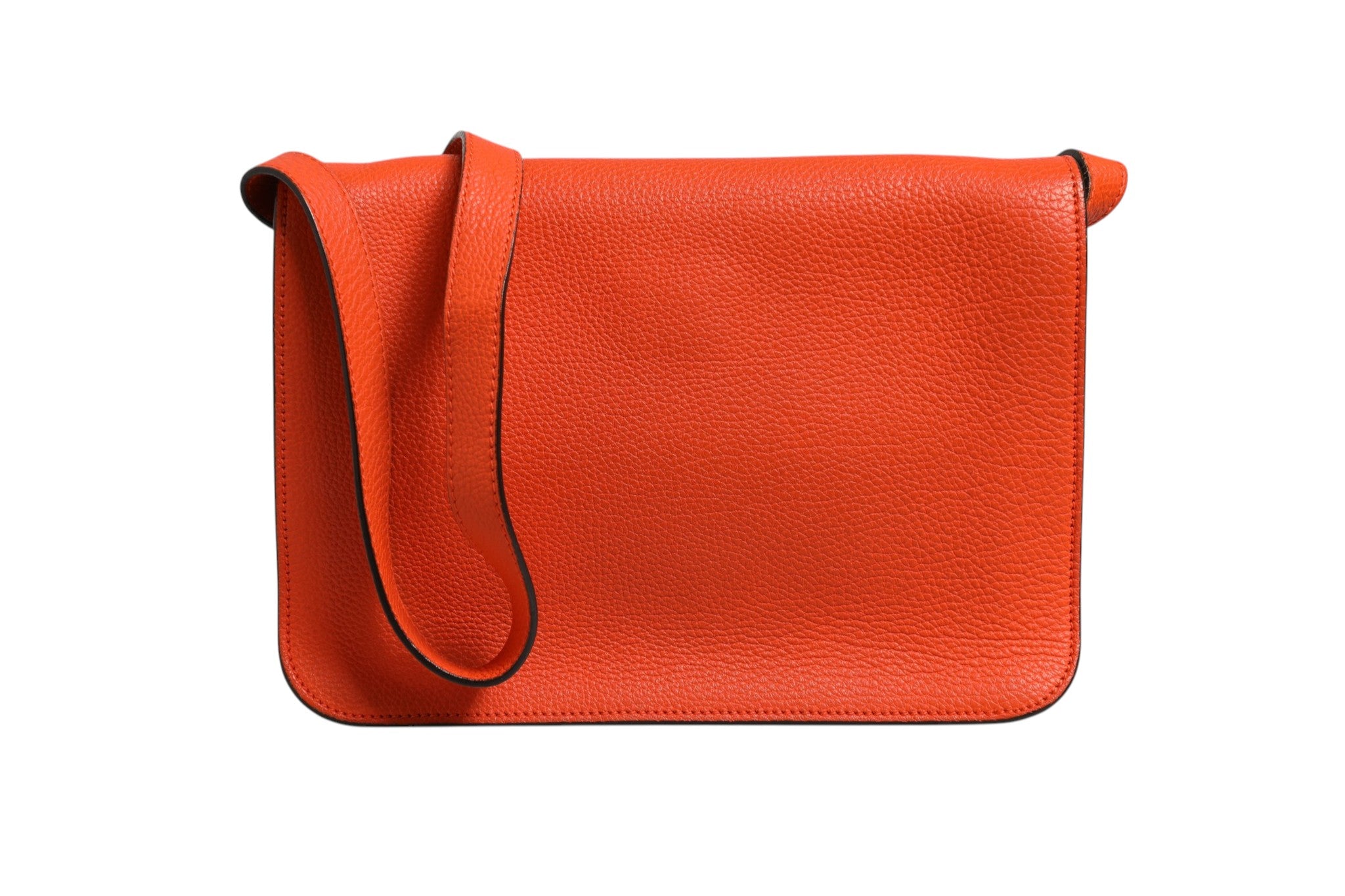 Gucci Jackie Soft Flap Schultertasche Leder Orange