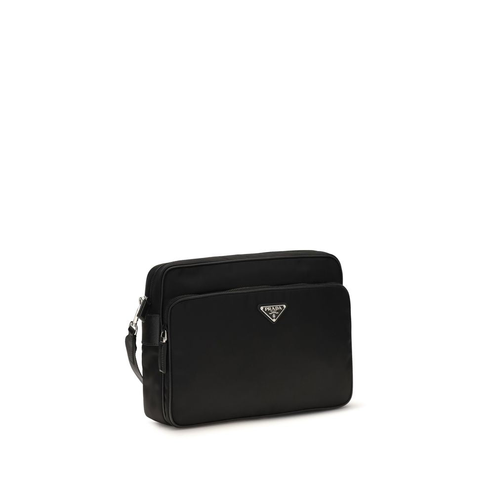 Prada Black Recycled Shoulder Bag