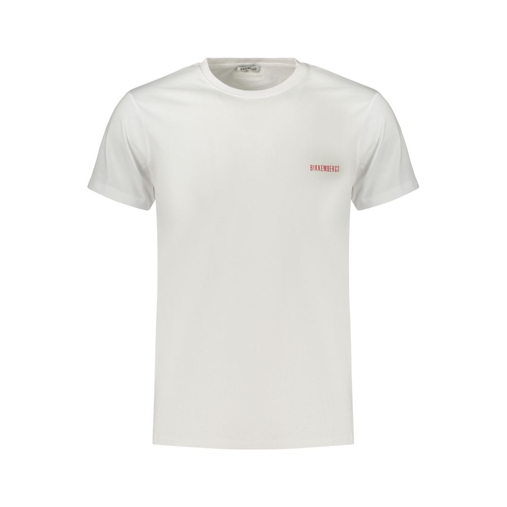 T-shirt Bikkembergs en coton blanc pour homme