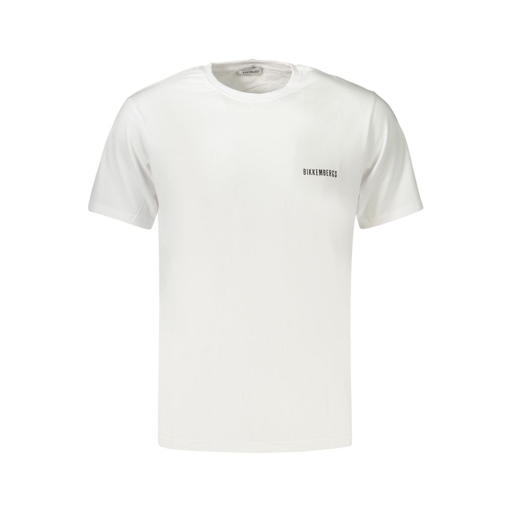 T-shirt Bikkembergs en coton blanc pour homme