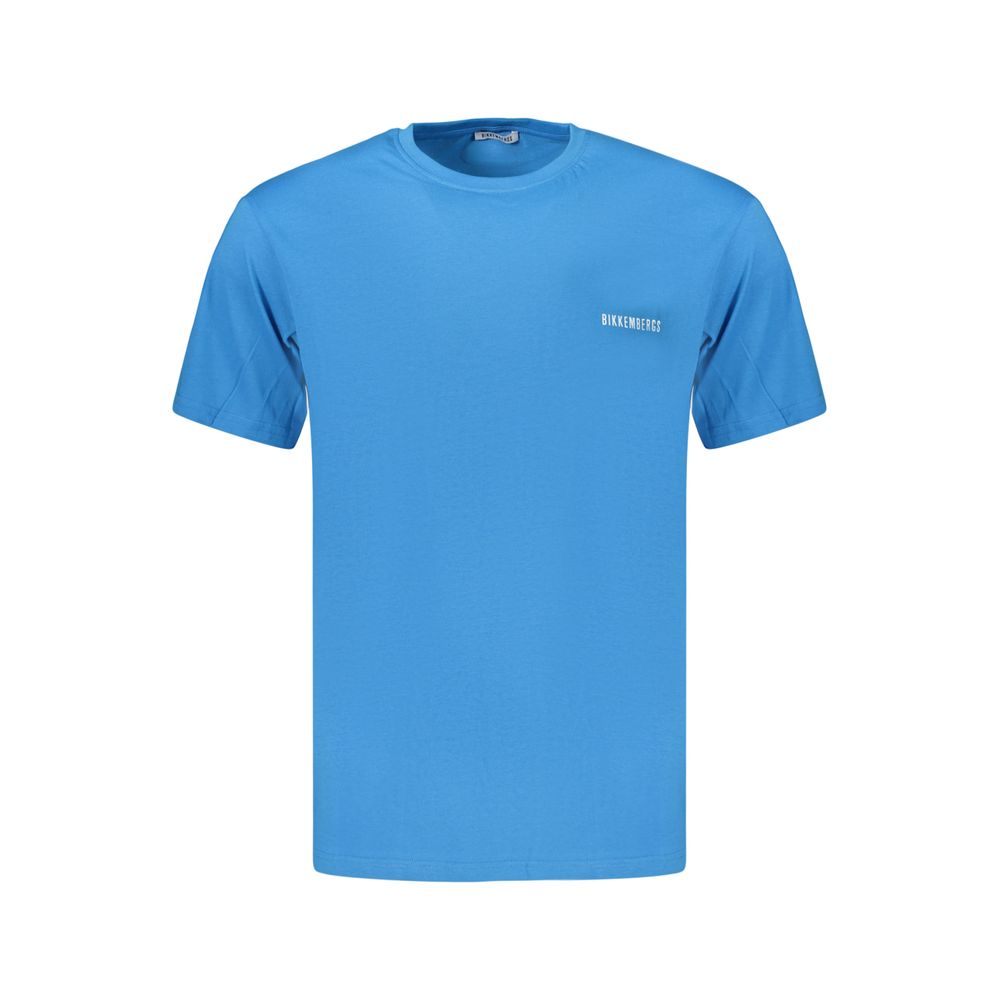 T-shirt Bikkembergs Azzurro en coton pour homme