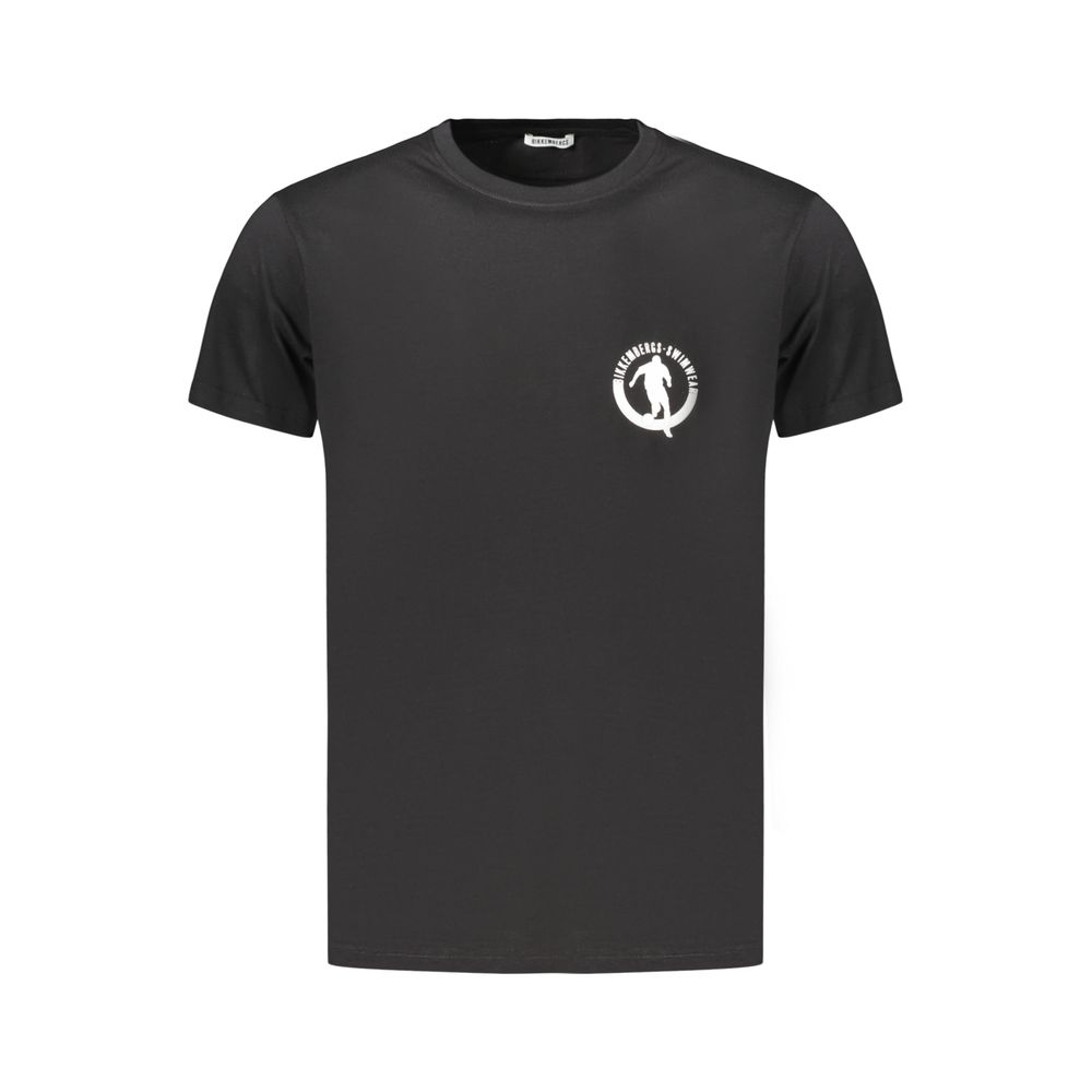 T-shirt homme noir en coton Bikkembergs