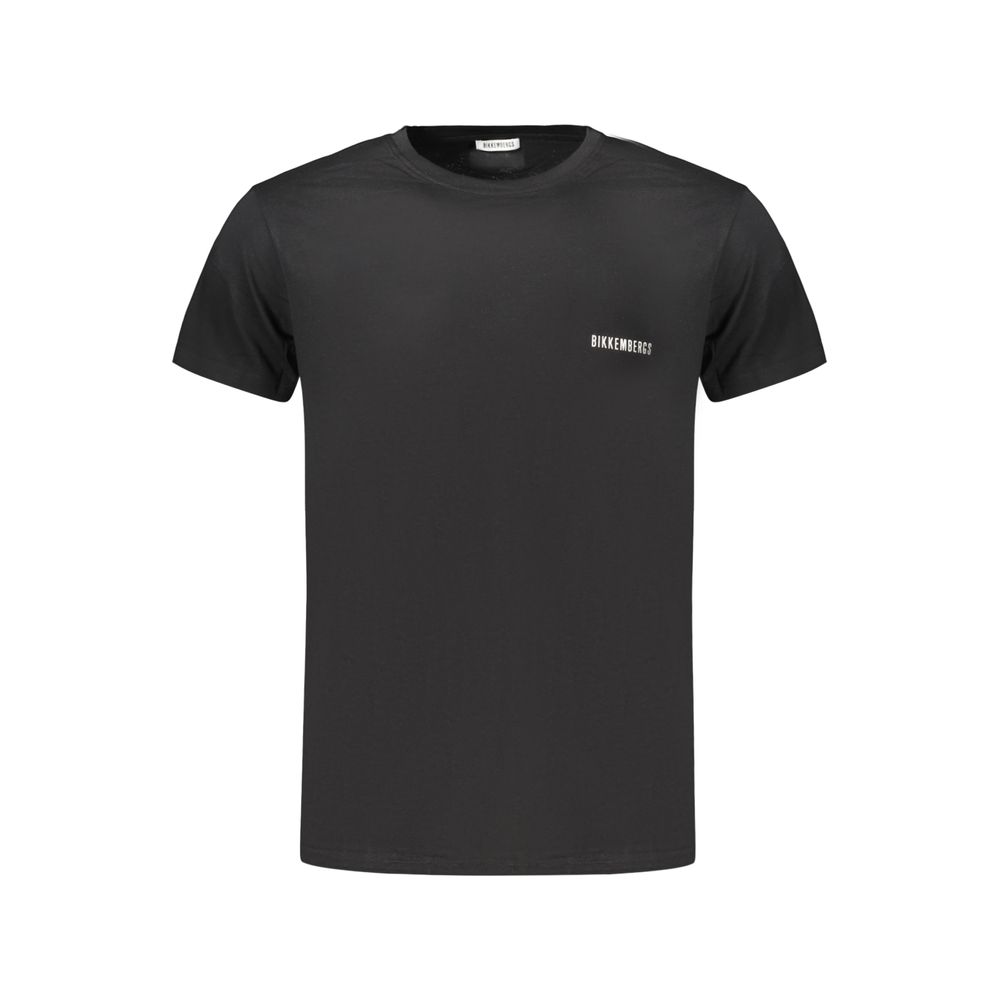T-shirt homme noir en coton Bikkembergs