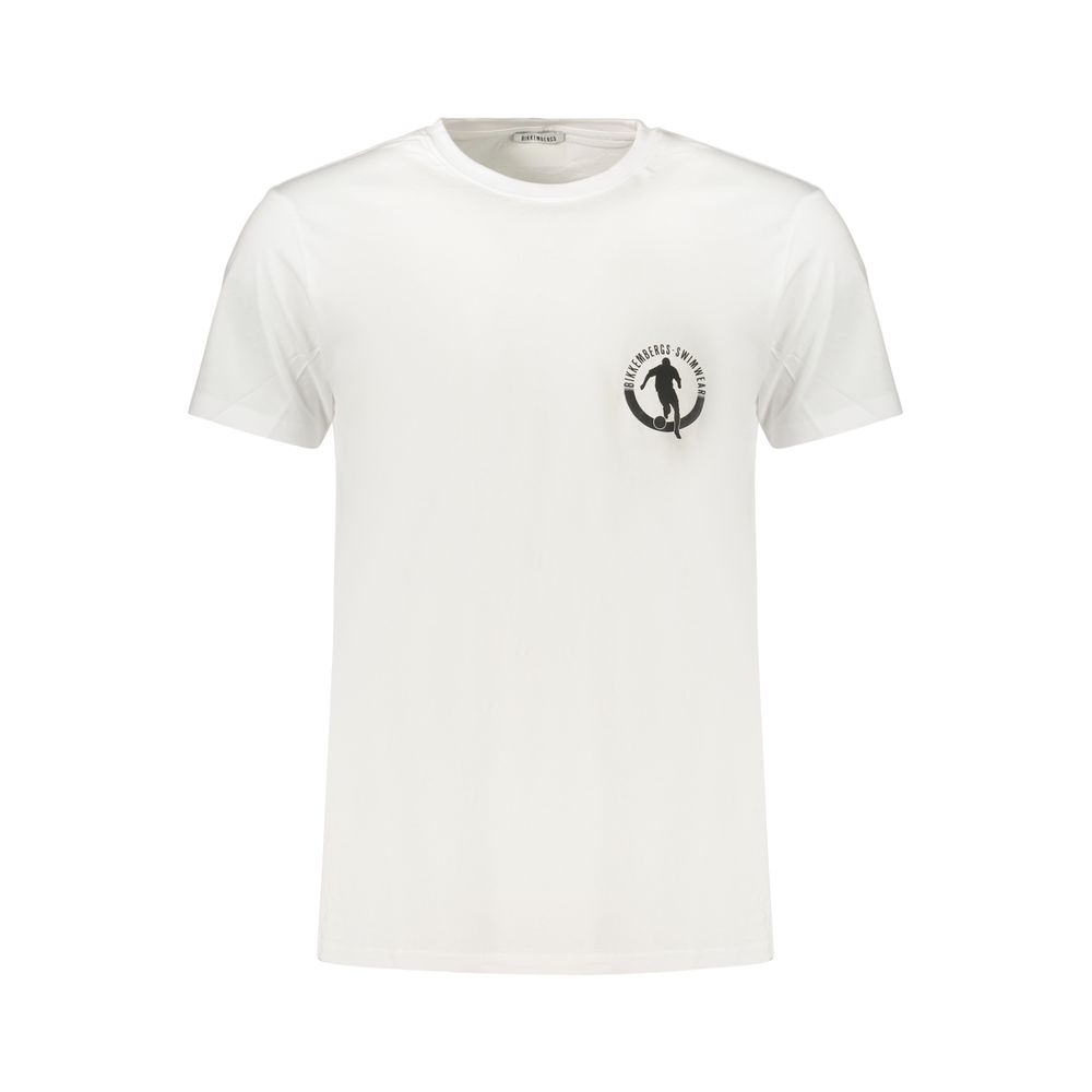 T-shirt Bikkembergs en coton blanc pour homme