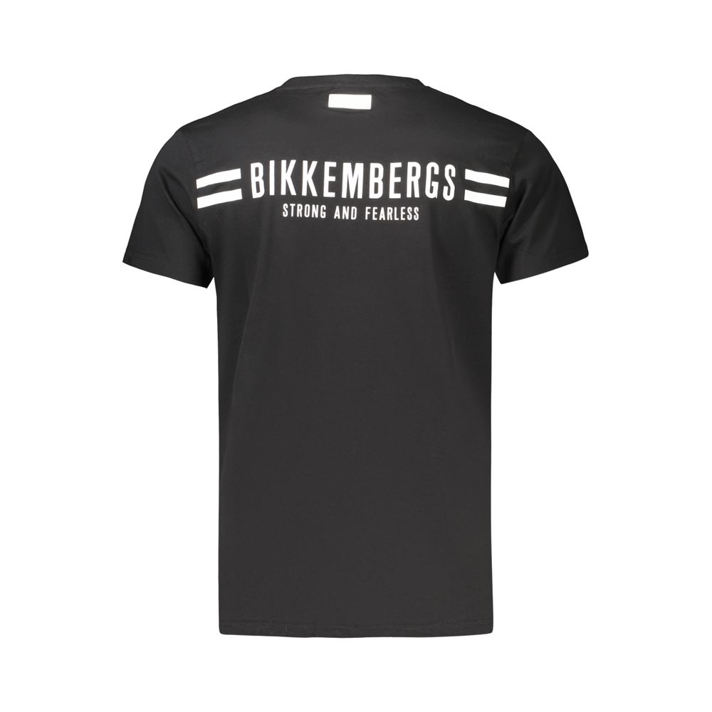 T-shirt homme noir en coton Bikkembergs
