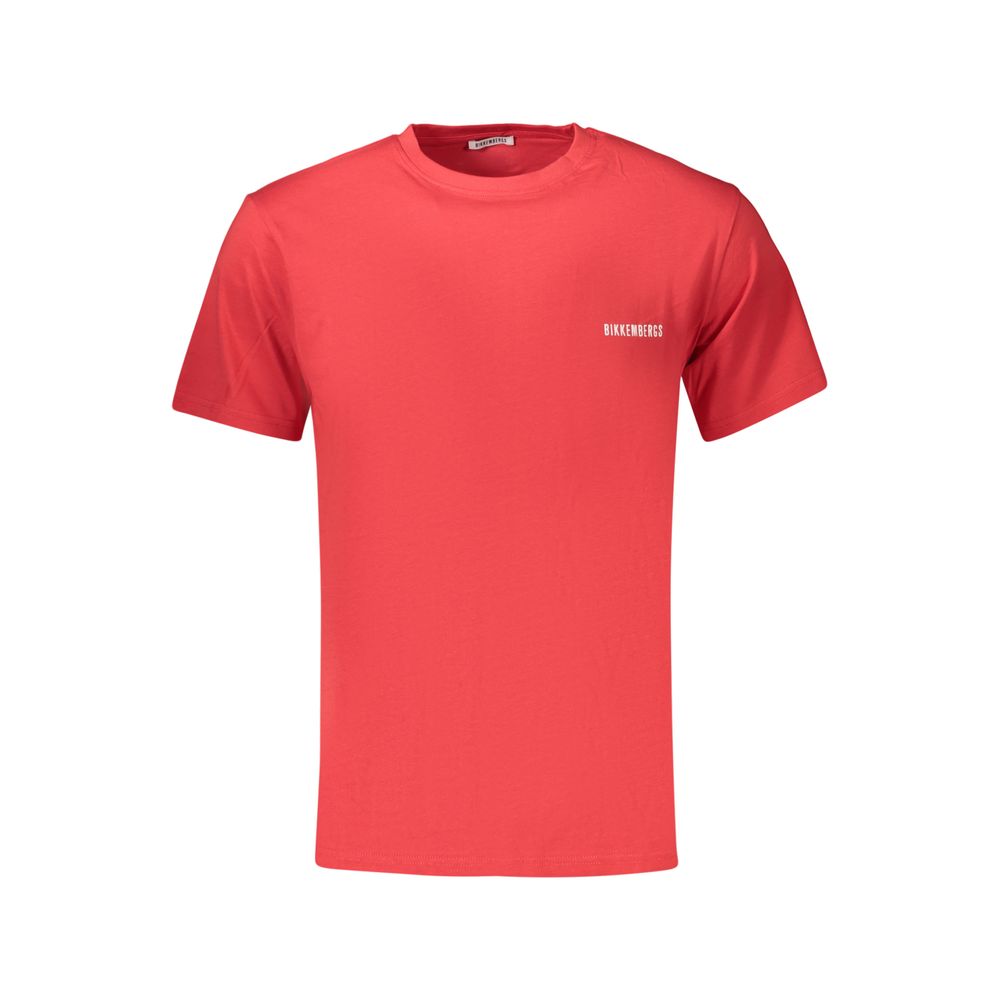 T-shirt Bikkembergs Rosso en Coton pour Homme