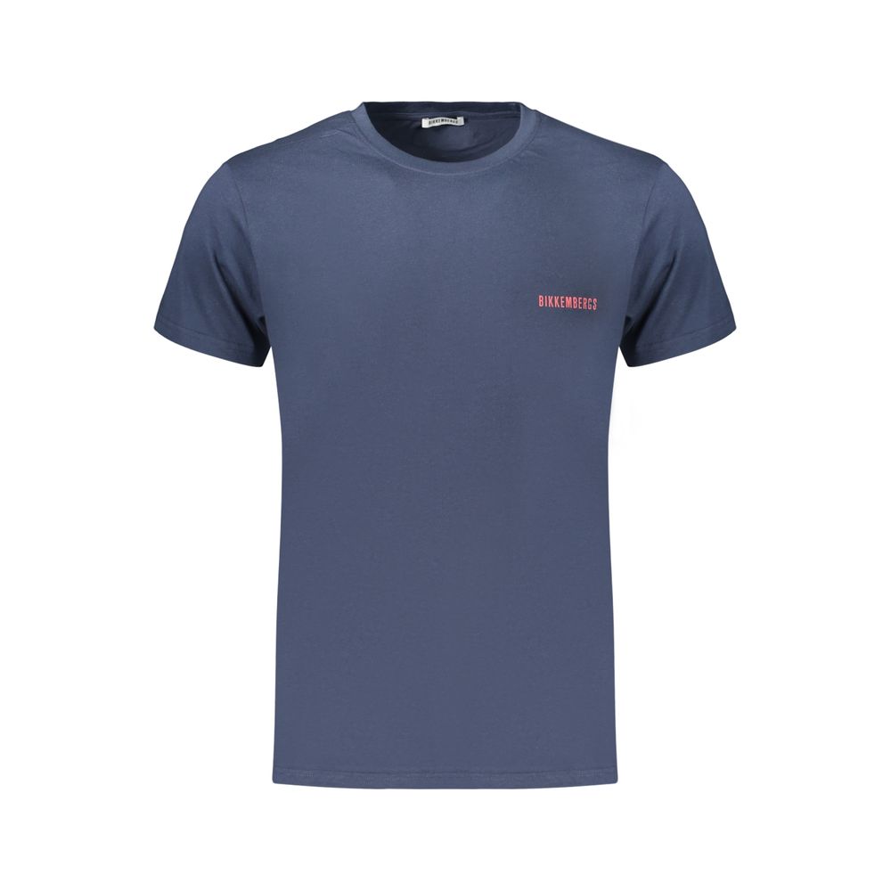 T-shirt Bikkembergs bleu en coton pour homme