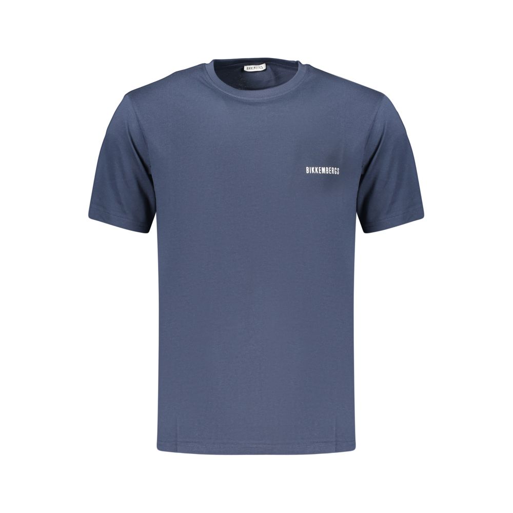 T-shirt Bikkembergs bleu en coton pour homme