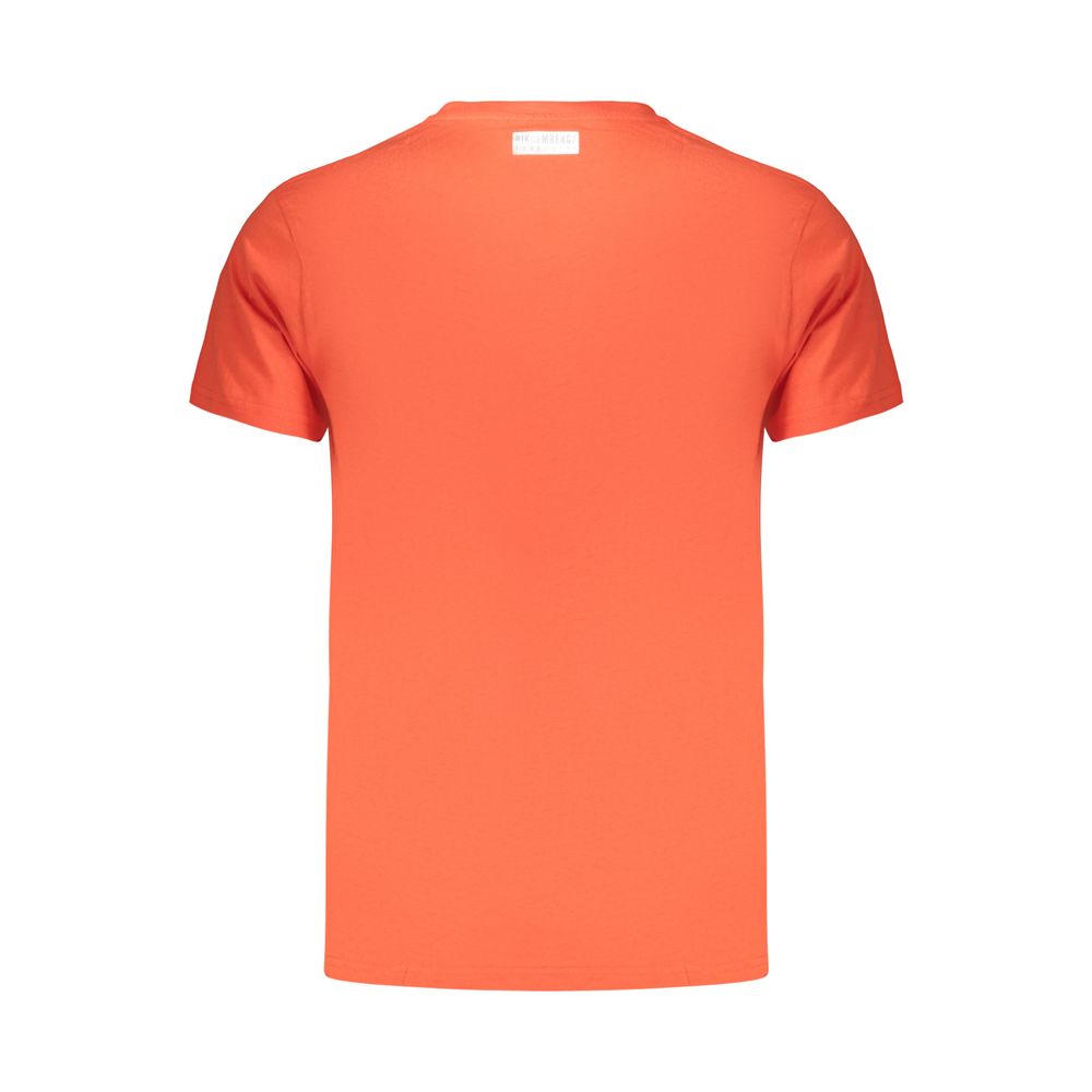 T-shirt Bikkembergs orange en coton pour homme