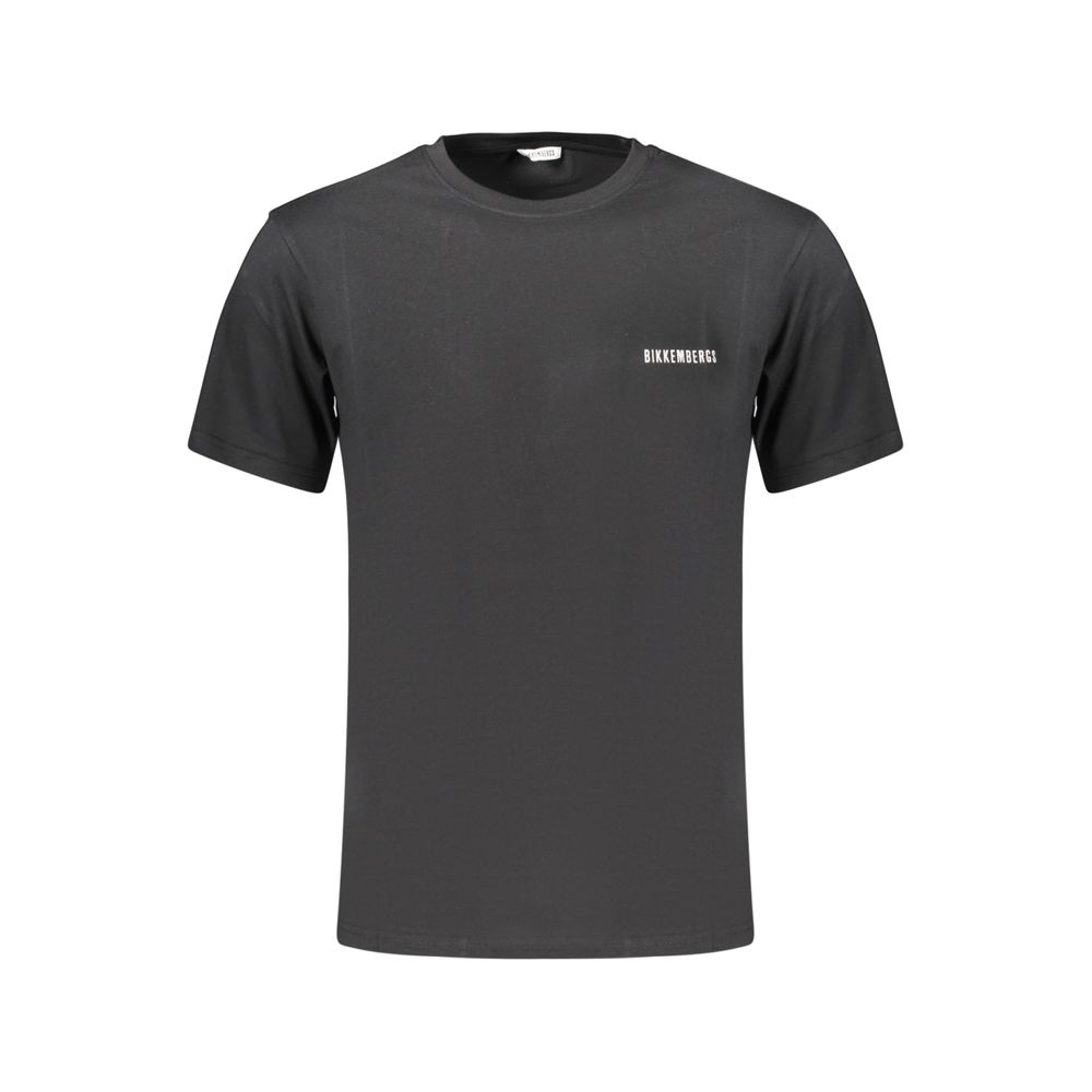 T-shirt homme noir en coton Bikkembergs