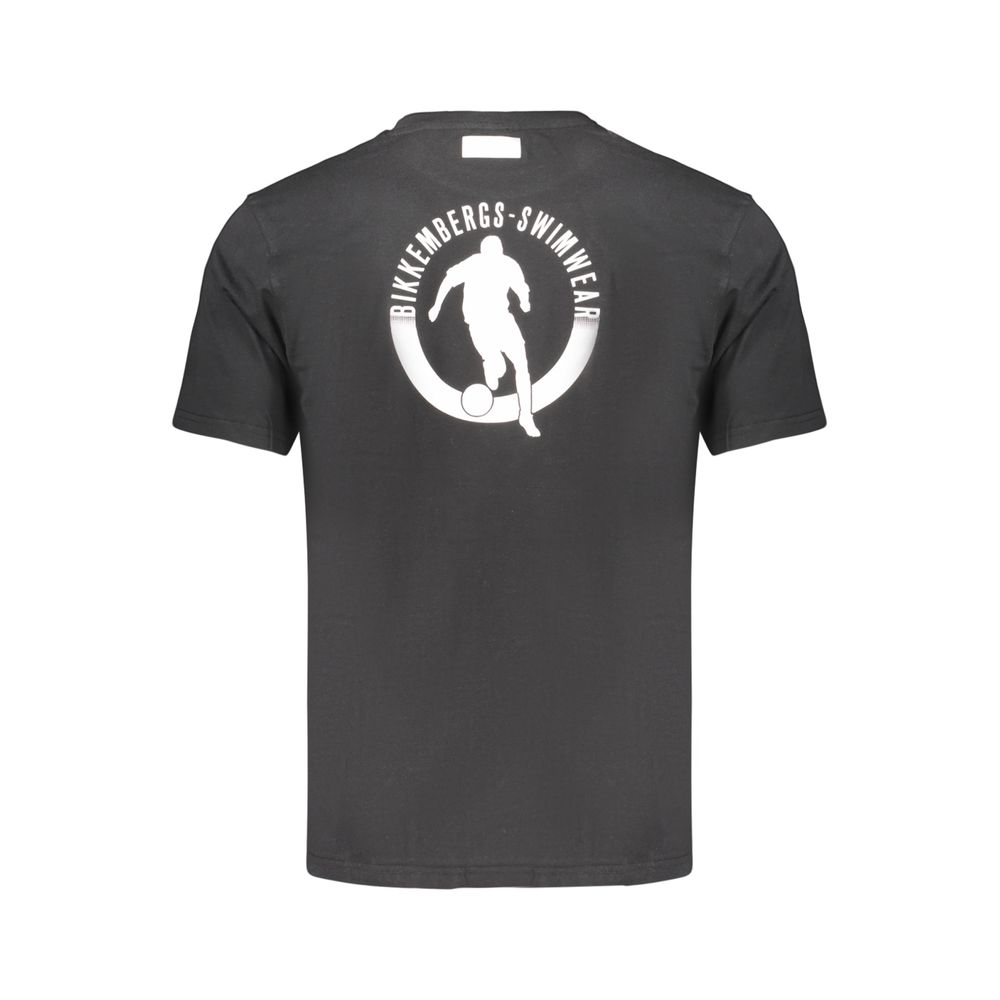 T-shirt homme noir en coton Bikkembergs