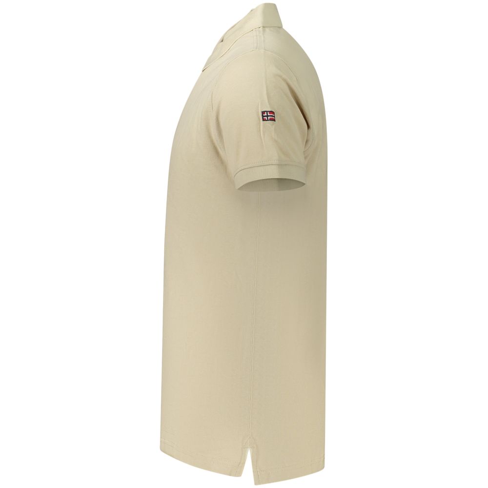 Polo homme en coton beige Norvège 1963