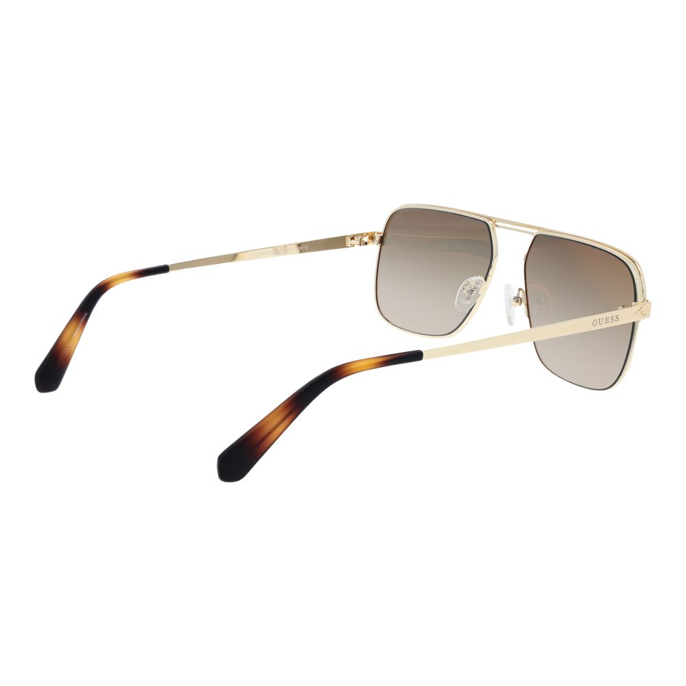 Guess Goldene Metallsonnenbrille