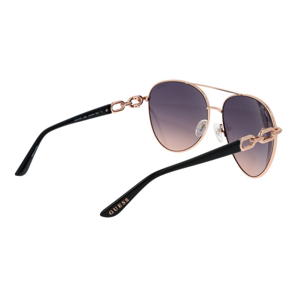 Guess Roségoldene Metallsonnenbrille