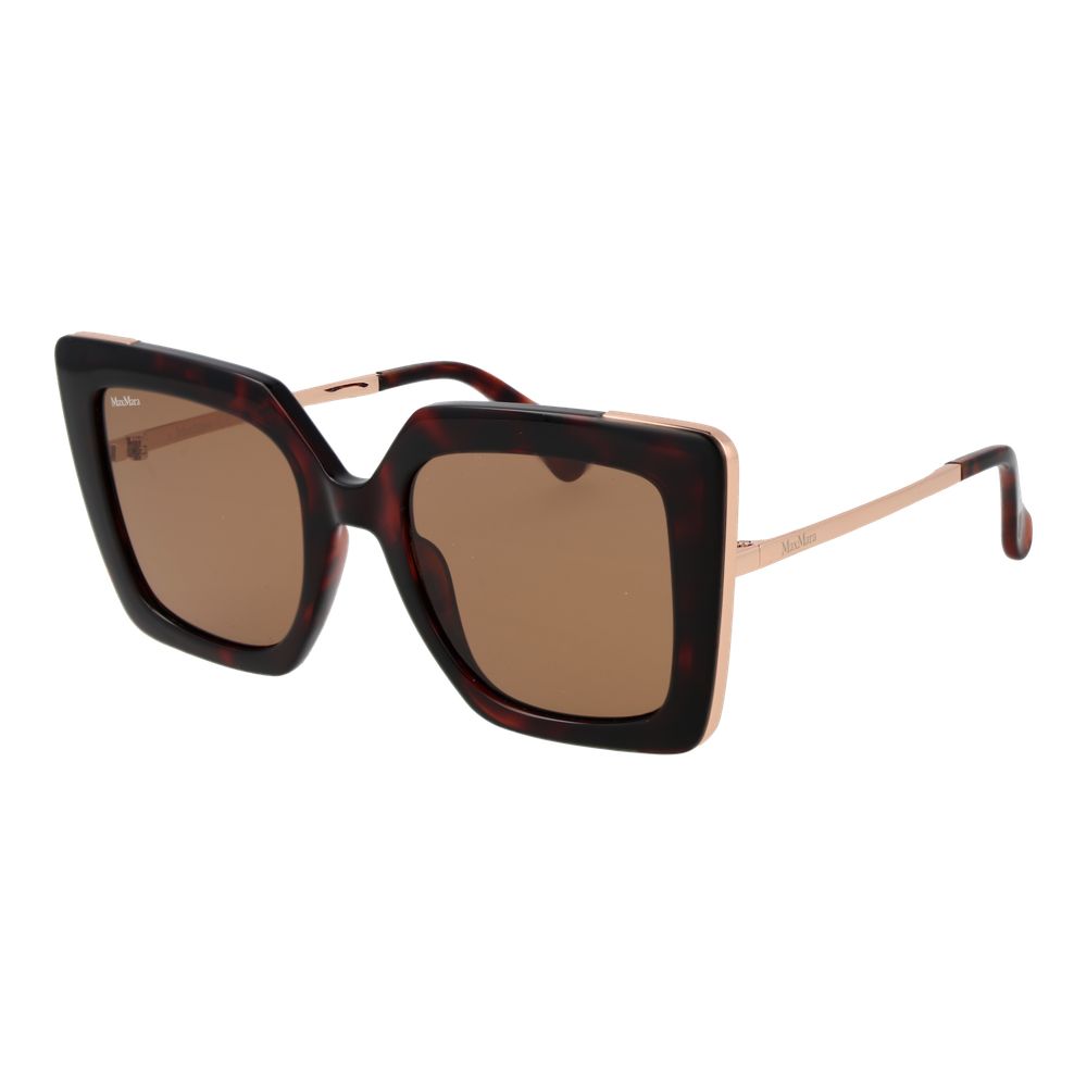 Max Mara Braune Kunststoffsonnenbrille