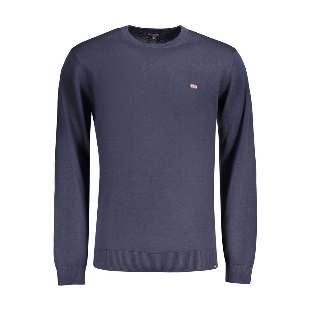 Chemise pour homme en coton bleu Norvège 1963