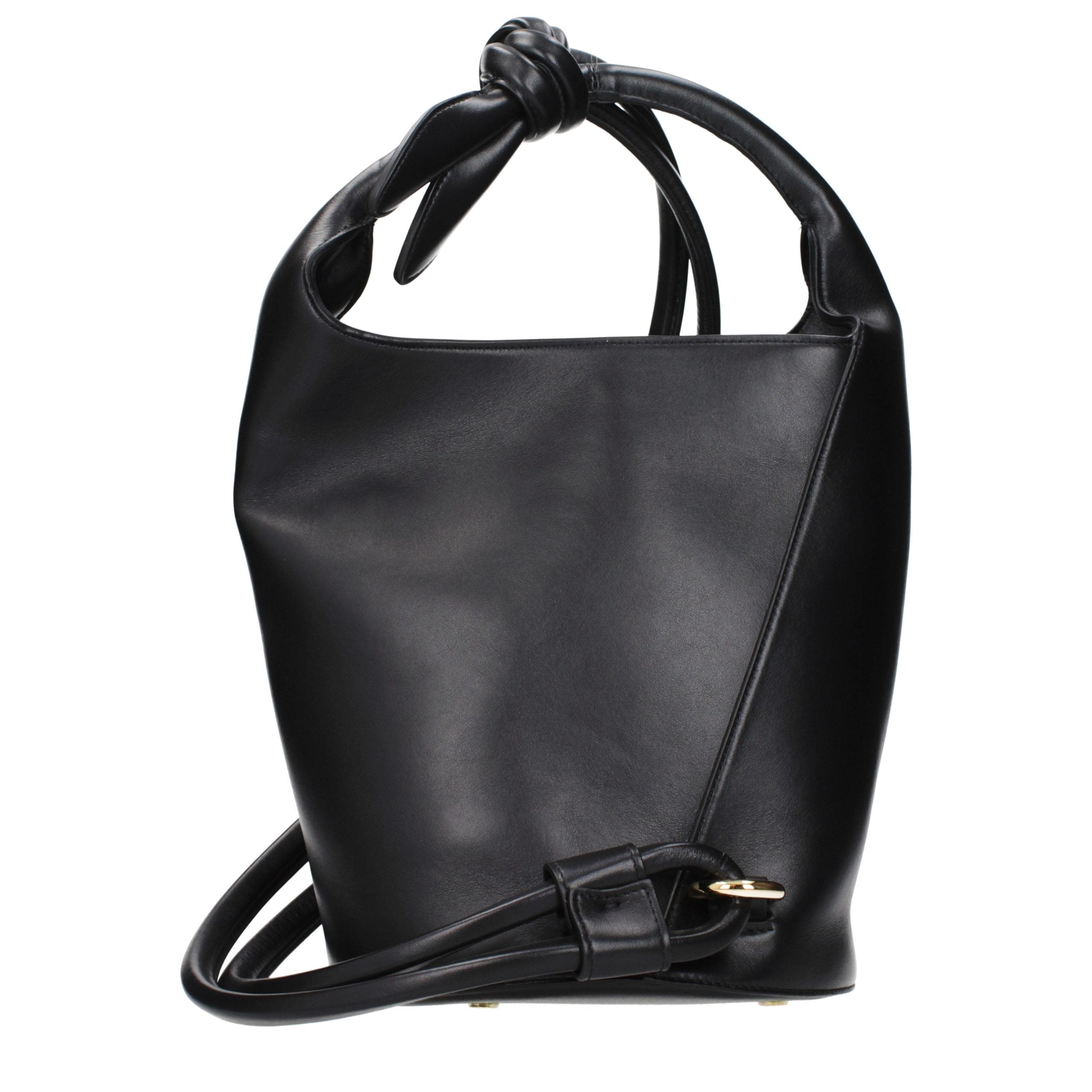 Sac bandoulière Jacquemus en cuir noir